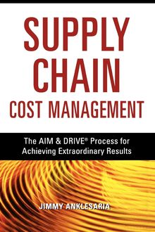 Supply Chain Cost Management, Jimmy ANKLESARIA