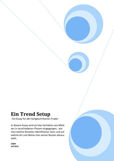 Ein Trend Setup, ORBP ORBP