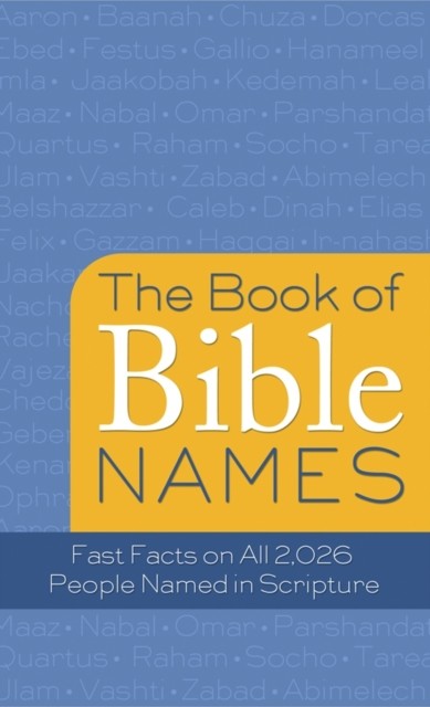 Book of Bible Names, Pamela L. McQuade