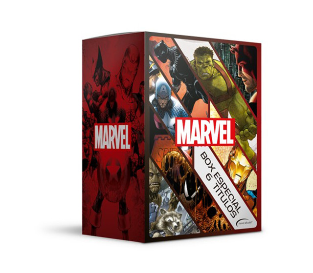 Box Marvel – 6 Títulos, Dan Abnett, Stuart Moore, Jesse J. Holland, Neil Kleid, GREG PAK, Paul Crilley