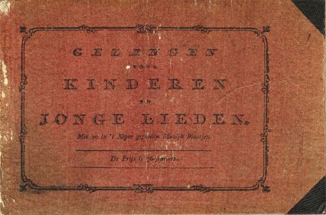 Gezangen voor kinderen en jonge lieden, anoniem