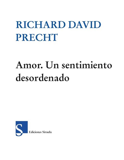 Amor, Richard David Precht