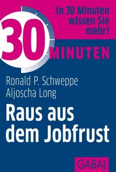 30 Minuten Raus aus dem Jobfrust, Aljoscha Long, Ronald P. Schweppe
