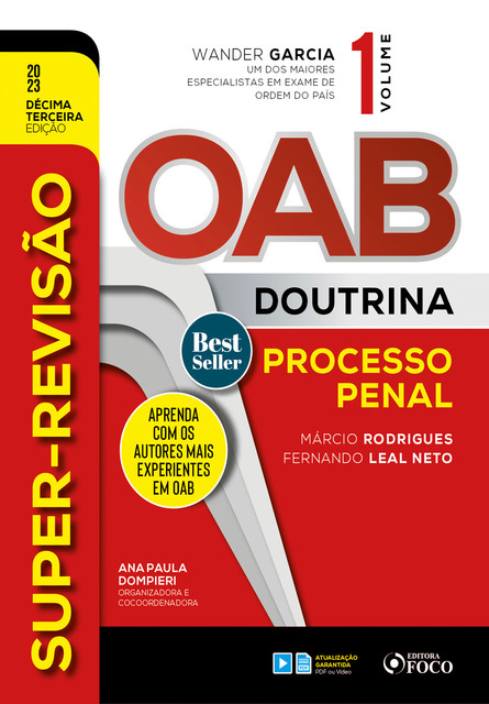 Super-Revisão OAB Doutrina – Direito Processual Penal, Márcio Rodrigues, Fernando Leal Neto