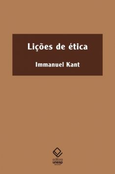 Lições de Ética, Immanuel Kant
