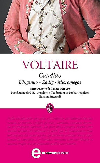 Candido – L’ingenuo – Zadig – Micromegas, Voltaire