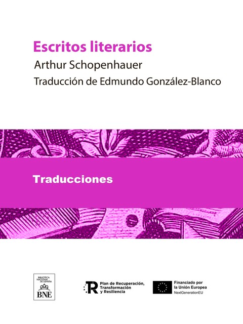 Escritos literarios, Arthur Schopenhauer