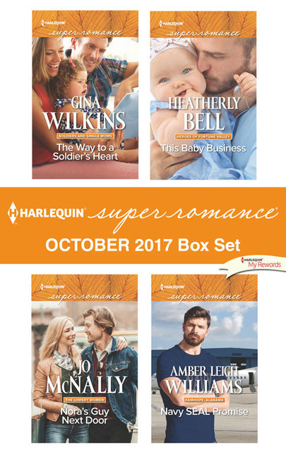 Harlequin Superromance October 2017 Box Set, Amber Leigh Williams, Jo McNally, Heatherly Bell, Gina Wilkins