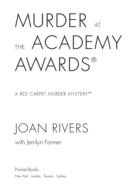 Murder at the Academy Awards, Jerrilyn Farmer, Joan Rivers