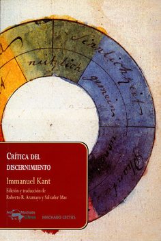 Crítica del discernimiento, Immanuel Kant