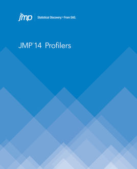 JMP 14 Profilers, SAS Institute