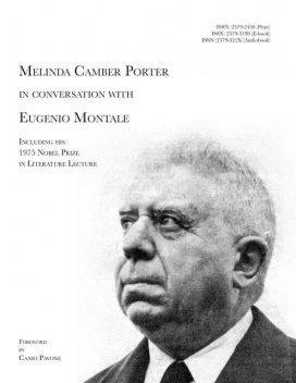 Melinda Camber Porter In Conversation With Eugenio Montale, Melinda Camber Porter, Canio Pavone, Eugenio Montale