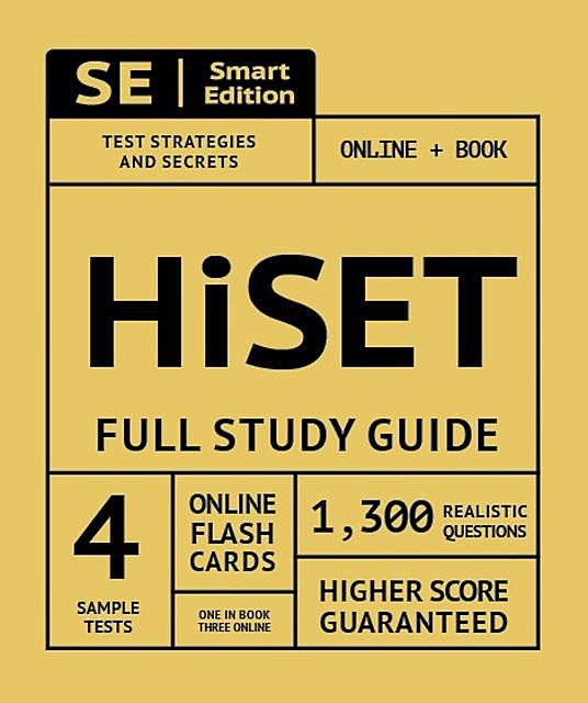 GED Full Study Guide, Smart Edition