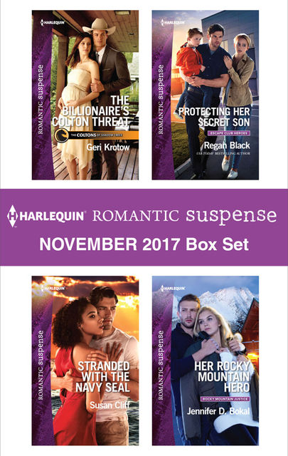 Harlequin Romantic Suspense November 2017 Box Set, Regan Black, Jen Bokal, Susan Cliff, Geri Krotow