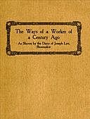 The Ways of a Worker of a Century Ago as Shown by the Diary of Joseph Lye, Shoemaker, Fred Gannon