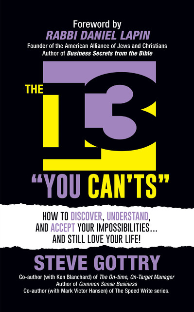The 13 “You Can'ts”, Steve Gottry