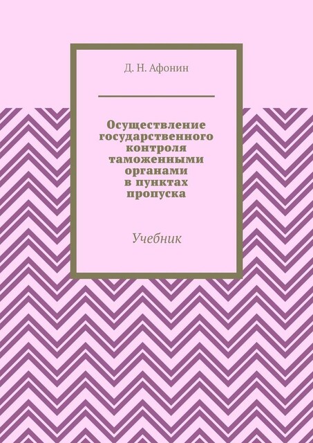 Осуществление государственного контроля таможенными органами в пунктах пропуска, Д.Н. Афонин