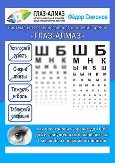 Как восстановить зрение до 100% даже «запущенным очкарикам» за 1 месяц без операций и таблеток. Система естественного восстановления зрения «ГЛАЗ-АЛМАЗ, Фёдор Симонов