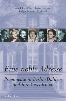 Eine noble Adresse, Harry Balkow-Gölitzer