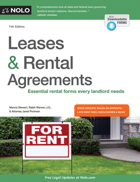 Leases & Rental Agreements, Ralph Warner, Janet Portman, Marcia Stewart