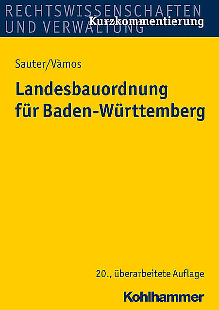 Landesbauordnung für Baden-Württemberg, Helmut Sauter, Angelika Vàmos