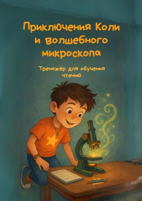 Приключения Коли и волшебного микроскопа. Книга-тренажер для обучения чтению, Игорь Шеверун