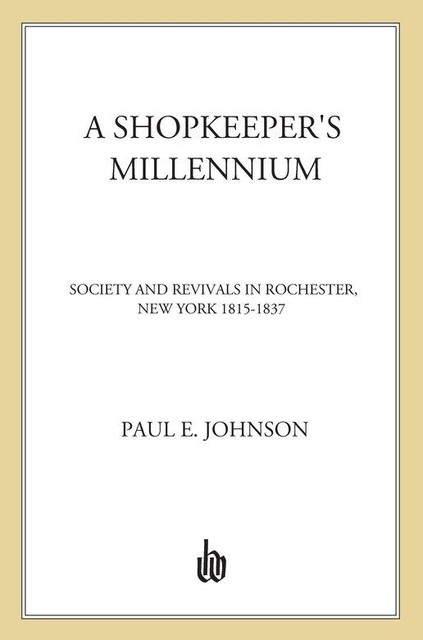 A Shopkeeper's Millennium, Paul Johnson