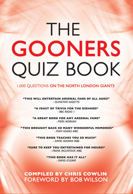 Gooners Quiz Book, Chris Cowlin