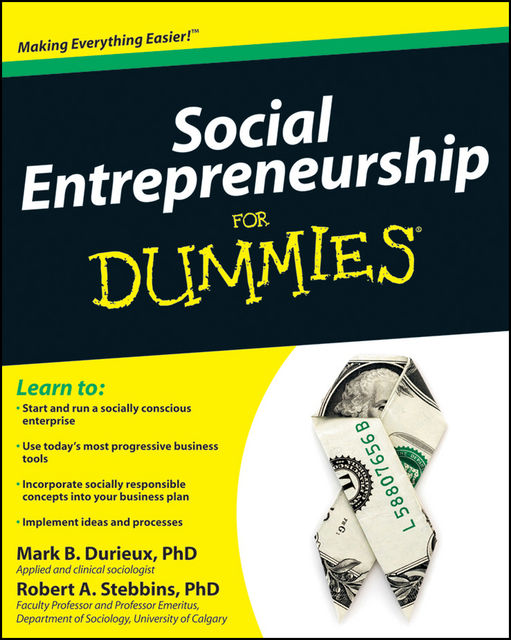 Social Entrepreneurship For Dummies, Mark Durieux, Robert Stebbins