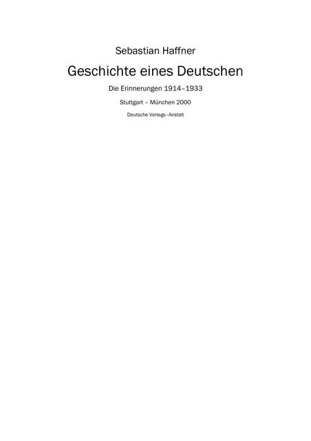 Sebastian Haffner] Geschichte eines Deutschen Di(BookSee.org), scanned by berlin_bookworm
