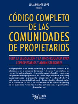 Código completo de las comunidades de propietarios, Julia Infante Lope