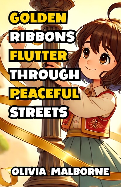Golden Ribbons Flutter Through Peaceful Streets, Olivia Malborne