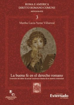 La buena fe en el derecho romano, Martha Lucía Neme Villarreal