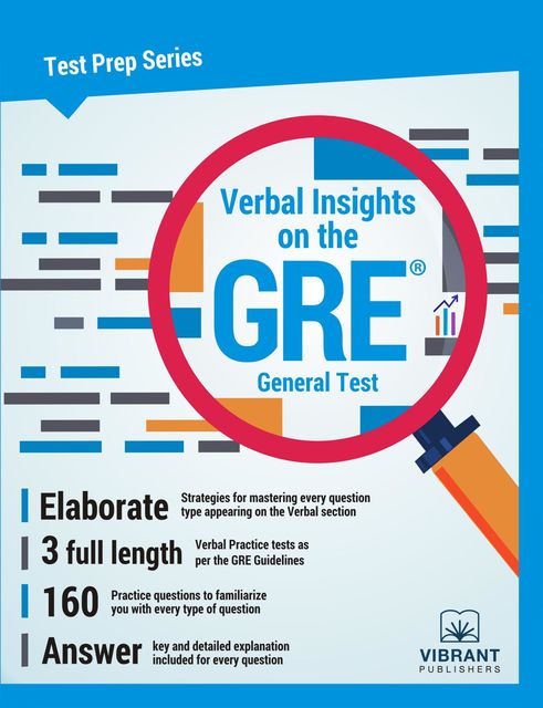 Verbal Insights on the GRE General Test, Vibrant Publishers