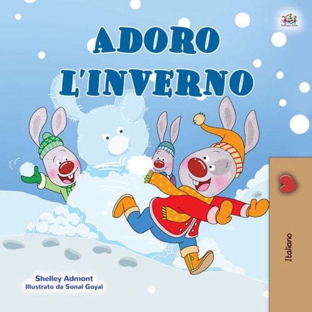 Adoro l’inverno, KidKiddos Books, Shelley Admont