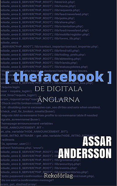 thefacebook] DE DIGITALA ÄNGLARNA, Assar Andersson