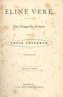 Eline Vere, Louis Couperus
