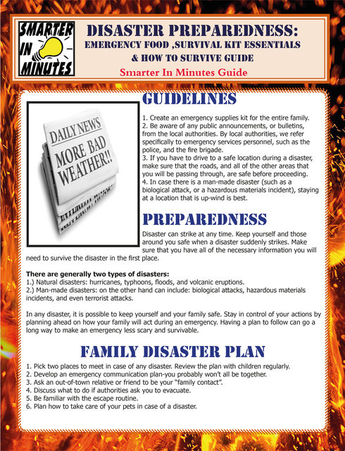 Disaster Preparedness, Keith Eckernwood