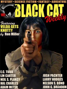 Black Cat Weekly #181, E.C.Tubb, Lin Carter, Ron Miller, Larry Hodges, Hal Charles, Josh Pachter, Nelson S. Bond, Neil Plakcy, John Brandon, Adam Meyer