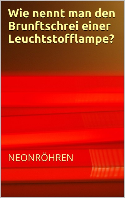 Wie nennt man den Brunftschrei einer Neonröhre? – Flachwitze Teil 1, Markus Seiler