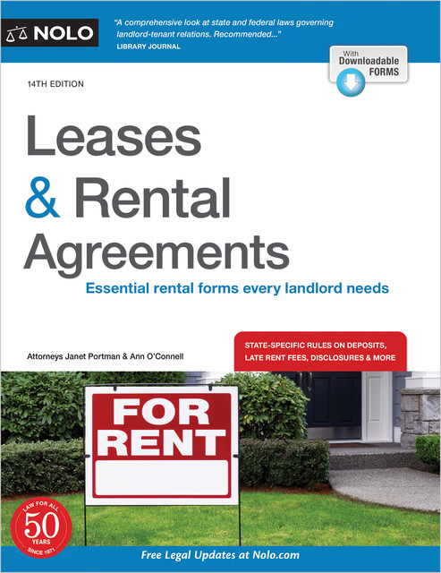 Leases & Rental Agreements, Janet Portman, Ann O’Connell