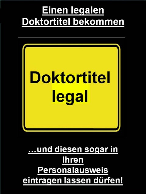 Einen legalen Doktortitel bekommen, Carsten Holler