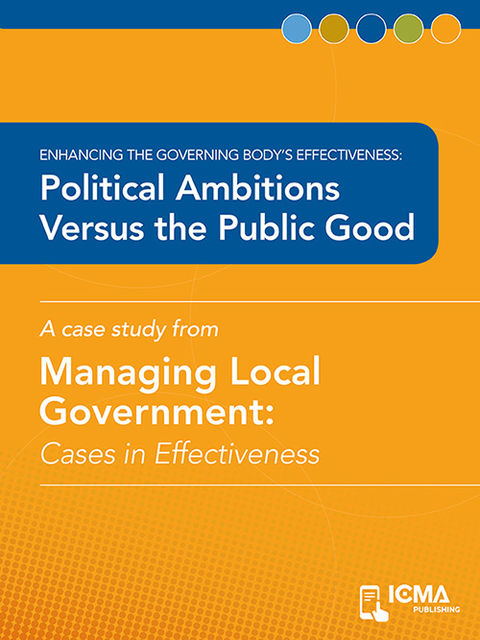 Political Ambitions versus the Public Good, Jerry Kloby