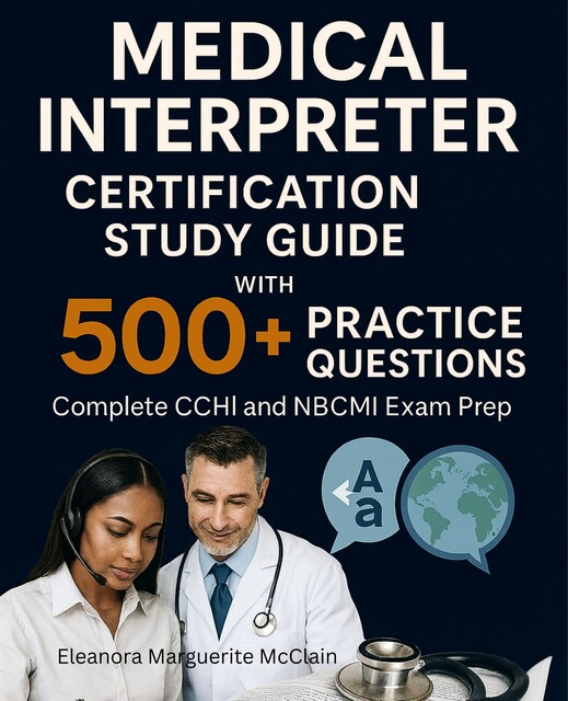 Medical Interpreter Certification Study Guide with 500+ Practice Questions, Eleanora Marguerite McClain