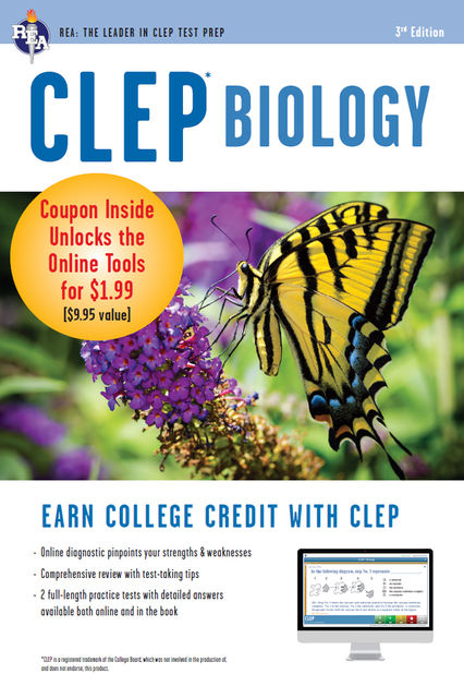 CLEP Biology Book + Online, Laurie Ann Callihan