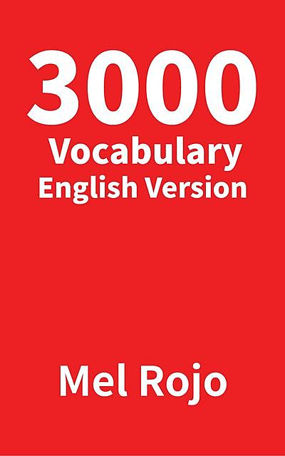 3000 Vocabulary English Version, Mel Rojo