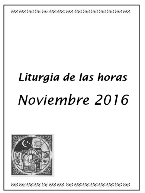 Noviembre 2016, www. liturgiadelashoras. com. ar