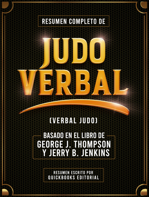 Resumen Completo De Judo Verbal, Quickbooks Editorial