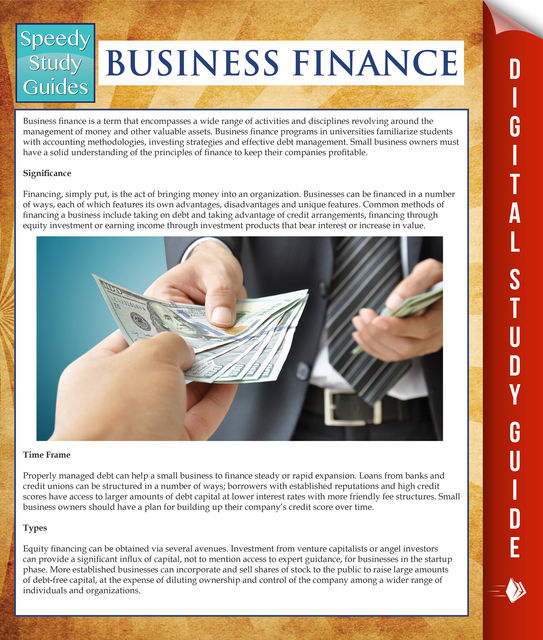 Business Finance (Speedy Study Guides), Speedy Publishing