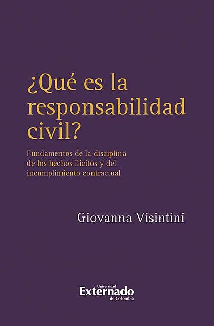 Qué es la responsabilidad civil, Giovanna Visintini